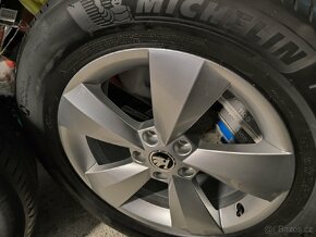 ALU kola Škoda Kodiaq 5x112 r17 Originál, NOVÉ Letní 8mm - 2