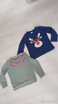SET/ KOMPLET dívčího oblečení vel. 116 - 2
