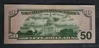 USA - 50 Dolarů bankovka, 2017, UNC - 2