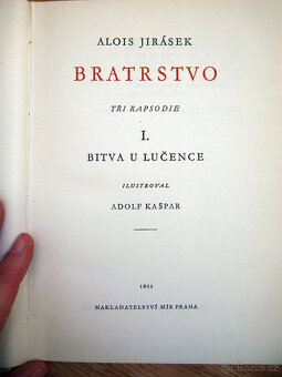 Alois Jirásek Bratrstvo - 2