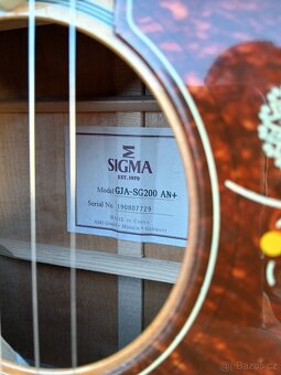 Elektroakustická kytara Sigma Guitars GJA-SG200 AN+ - 2