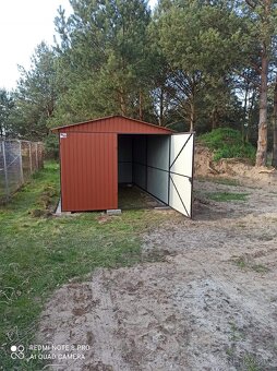 Plechová garáž 3x5m - 2
