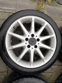 Alu kola 17 originál Mercedes B s letní pneu 215/45/17 - 2