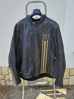 Kožená Harley Davidson bunda TRIPLE VENT 4XL - 2