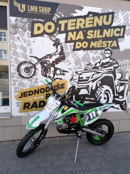 Pitbike Shark 125ccm 17x14 zelená - 2