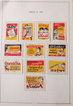 Album 187 zápalkových nálepek Slovensko 1959–1960 - 2
