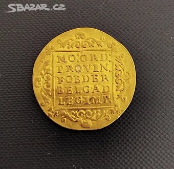 Zlatá mince, Nizozemí, 1 dukát 1802 - 2