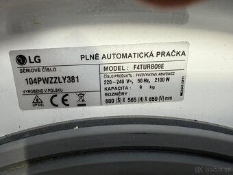 Parní pračka LG Turbo 9E - 2