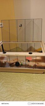 Velká klec pro hlodavce s příslušenstvím - 2