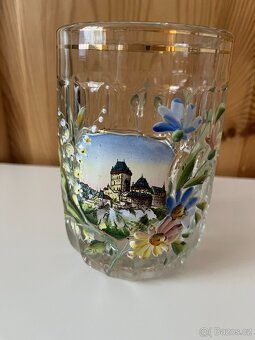 Starý půllitr - Karlštejn motiv - 2