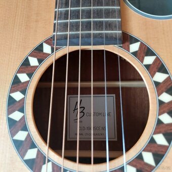 El.akustická kytara Harley Benton Custom Line + gigbag - 2