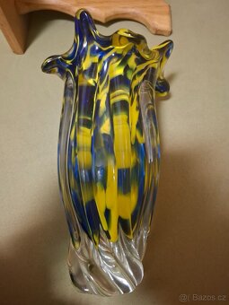 Váza hutní sklo - 2