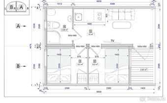 Tiny house Marivox, kemping chatka, ubytování, - 2