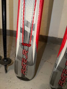 Dětské lyže + hůlky, 120cm - 2