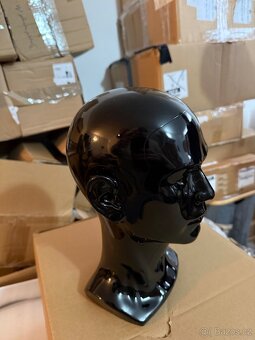 Mužská figurína Head Model Wig Hat Glasses - 2