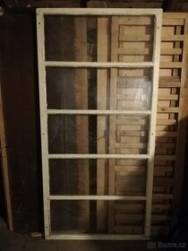 Dřevěné okno 2x1m jednosklo - 2