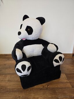 Dětske rozkladaci křesílko panda - 2