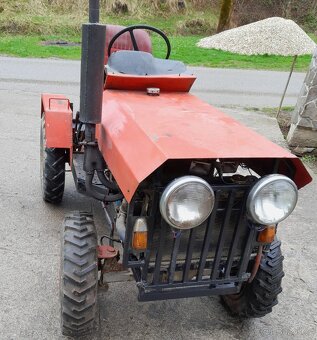 Malotraktor domácí výroby - 2
