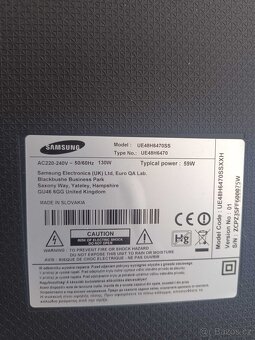 Televize SAMSUNG na náhradní díly – nefunkční LED panel - 2