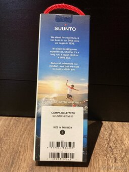 Černý silikonový řemínek pro Suunto 3 Fitness SLEVA - 2