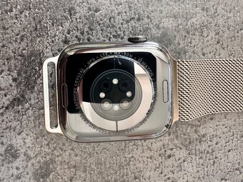 Apple Watch Series 8, 45 mm, nerezová ocel, Cellular (eSIM) - 2