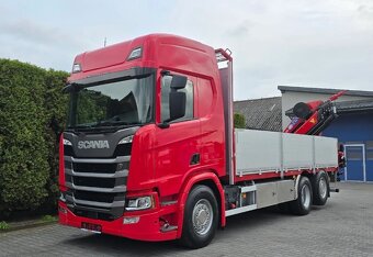 Scania R500 - 6x2 - Valník + HR-HMF 2120K5 – EURO 6 - 2