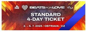 Beats For Love 2025 - Vstupenka na 4 dny STANDARD - 2