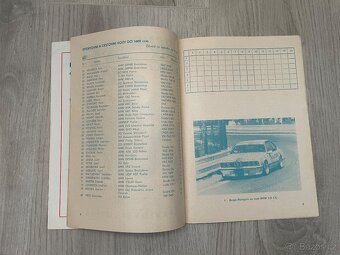 Grand Prix Brno - Mistrovství Evropy 1986 - program a č. roz - 2