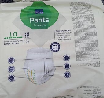 Inkontinenční plenkové kalhotky Pants Premium L0 - 2