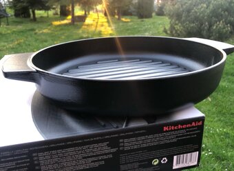 Kitchenaid smaltovana liatina - cast iron panev - 2