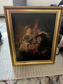 Obraz REMBRANDT A SASKIA - REPRODUKCE - REMBRANDT HARMENSZOO - 2