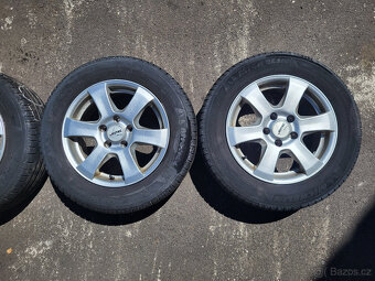 Alu kola Ford Focus 15" 5x108 ET43 letní pneu 195/65 R15 - 2