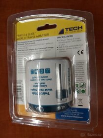 TECH cestovní zásuvkový adaptér do 150 zemi - 2
