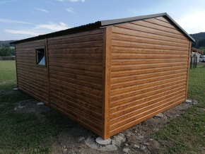 Plechová garáž 4x5 - 2