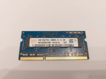 2x 2GB Hynix / Samsung DDR3 SO-DIMM, RAM do notebooku - 2