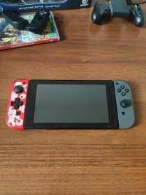 Nintendo Switch V2 + příslušenství a Starlink - 2