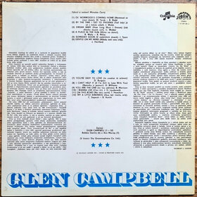 Glen Campbell – Glen Campbell 1975 LP, stav VG+ / VYPRANÁ - 2