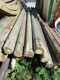 Prodám dřevěné kuláče pr. 135mm, délka 2.85-3,45cm - 2
