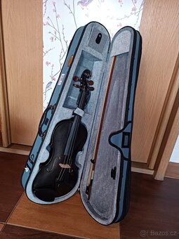 Housle Stentor SR1401 Harlequin Violin 4/4 BK - 2