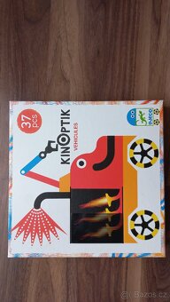 Kinoptik magnetická stavebnice Djeco Auto 37ks od 5 let - 2