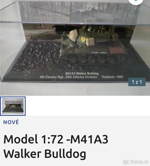 Modely tanků a jiné vojenské techniky 1/72 - 2