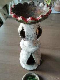 Svícen, lampa "Bílá královna" - zakázková výroba - 2
