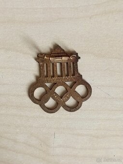 Odznak - Olympiáda Berlín r.1936 - 2