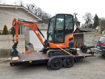 Půjčím minibagr Kubota kx016-4 - 2