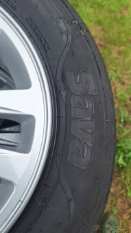 Alu kola Hyundai 5x114,3 včetně pneu 195/65 R15 - 2