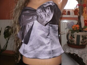 plesovy# korzet#spolecensky  # saten# masle# UK 10 - 2