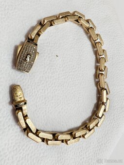 Zlatý náramek pilka - zakázková výroba - 2