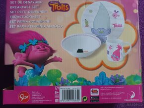 Detska jidelni sada Dinosaurus nebo Trollove NOVE - 2