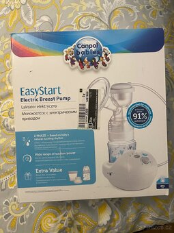 Elektrická odsávačka a skleněná láhev Dr Brown - 2