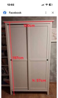 Šatní skříň Hemnes - 2